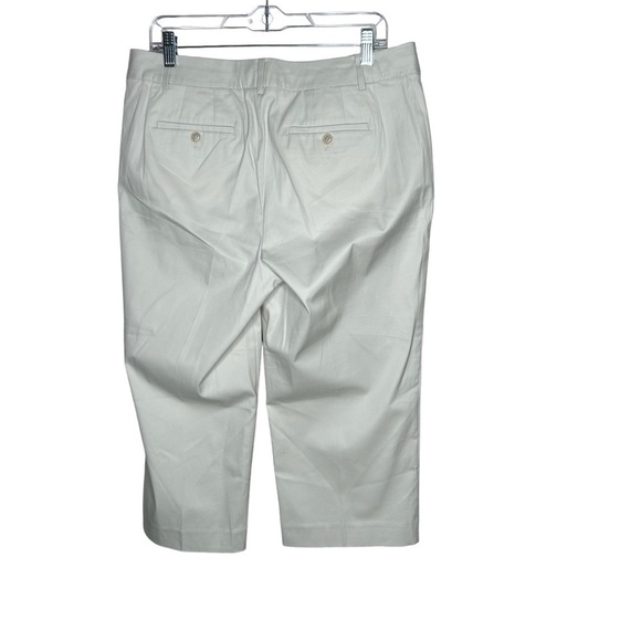 New Talbots Petite Chelsea Capri Crop Pants Size 12P Tan BNWT - Picture 6 of 6
